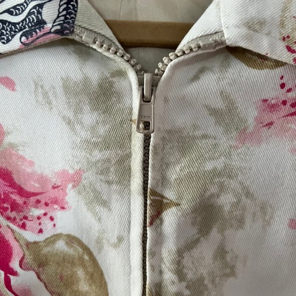 Simon Chang Printed Cotton Pant Suit S - Picture 5 of 11